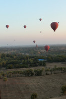 Bagan vue du ciel
